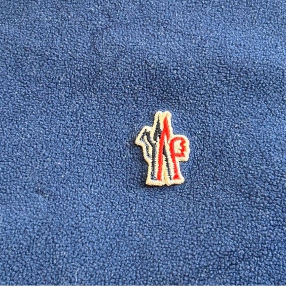 Navy Blue Moncler Crewneck Sweatshirt - Picture 3 of 9